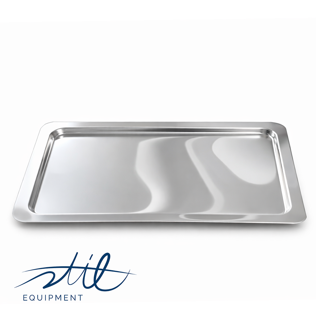 GN 1/1 - Tablett rechteckig silber